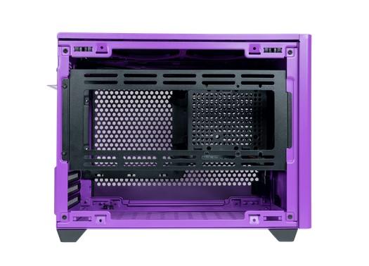 Кутия Cooler Master NR200P, 2x USB 3.2, 1x 3.5mm Headset Jack (Audio+Mic), mITX, лилава
