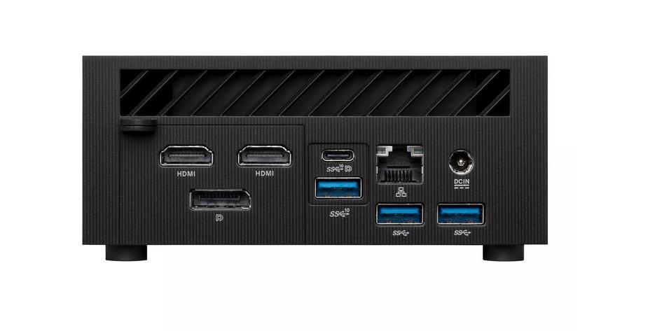 Компютър barebone ASUS PN52-BBR556HD (6-ядрен) AMD Ryzen 5 5600H 3.3/4.2GHz, DDR4 SO-DIMM, 2x M.2 SSD and 1x HDD, LAN, Wi-Fi 6Е, Bluetooth, HDMI, DisplayPort, USB Type-C, Free DOS