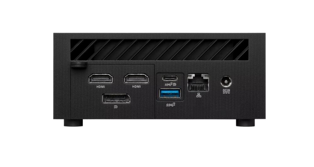 Компютър barebone ASUS PN64-BB5013MD  (12-ядрен) Intel Core i5-12500H (2.5/4.5GHz, 18MB), DDR5 SO-DIMM, 1x PCIe Gen 4 x4 M.2 NVMe SSD, LAN, Wi-Fi 6Е, Bluetooth, HDMI, DisplayPort, USB Type-C, Free DOS