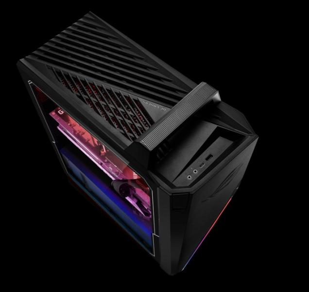 Настолен компютър Asus ROG Strix GT15 G15CF-WB7822, (12-ядрен) Alder Lake Intel Core i7-12700F 2.1/4.8GHz, GF RTX 3080 10GB, 16GB DDR4, 512GB SSD + 1TB HDD, Free DOS