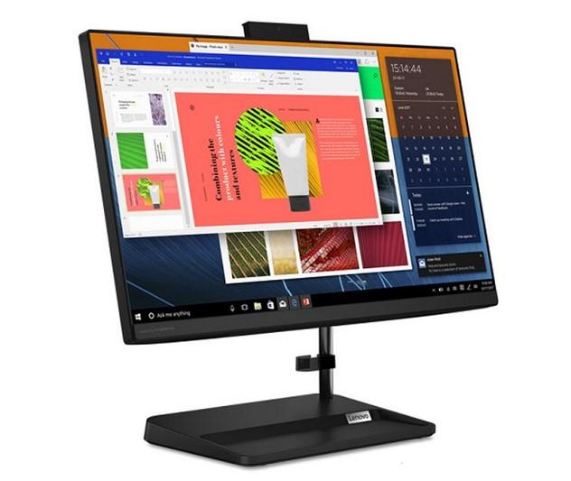 Компютър All in One Lenovo ThinkCentre AIO neo 30a, (6-ядрен) Intel Core i3-1215U 1.2/4.4GHz, 27" (68.58 cm) IPS, 8GB DDR4, 256GB SSD, Slim DVD , Windows 11 Pro