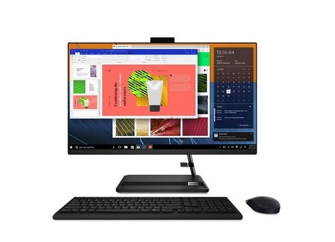 Компютър All in One Lenovo IdeaCentre AIO 3 27ALC6 (8-ядрен) AMD Ryzen 7 7730U 2.0/4.5GHz, 27" (68.58 cm) IPS, 16GB DDR4, 512GB SSD NVMe , Free DOS