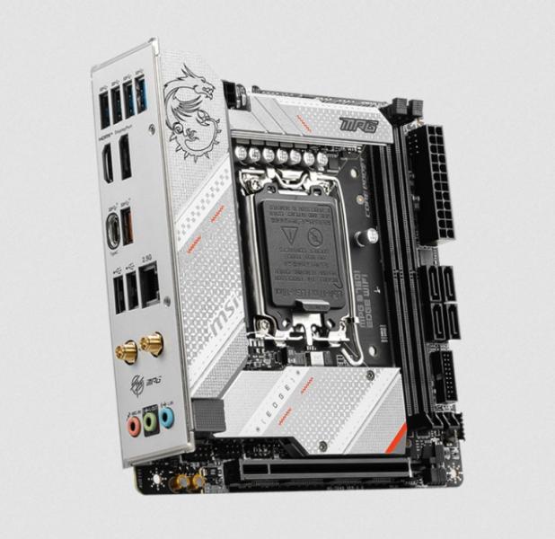 Дънна платка MSI MPG B760I EDGE WIFI, LGA 1700, 2x DDR5, 2x M.2 slots, 1x HDMI, 1x DP, 2x USB 3.2 Gen 1, 1x USB 3.2 Gen 2, 2x USB 2.0, Type-C, 7.1 HD Audio, 2.5Gbps LAN, WI-FI 6E, BT, Mini-ITX