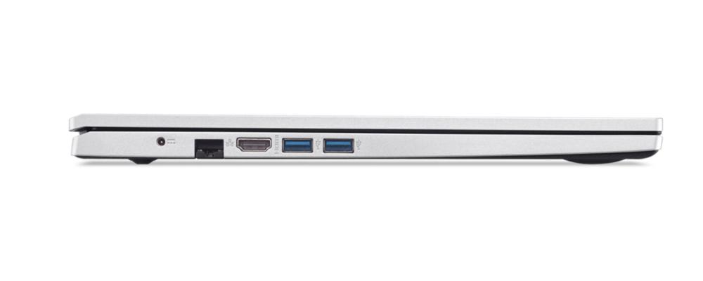 Лаптоп ACER NB ASPIRE 3 A317-54-53UU, Intel Core i5-1235U (1.3/4.4GHz, 12M), 17.3" (43.94 cm) FHD IPS 8GB DDR4, 512GB SSD, Pure silver, Free DOS