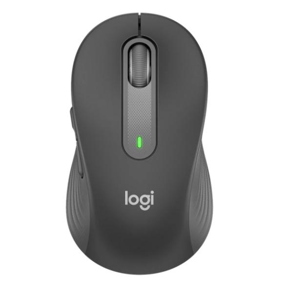 Мишка Logitech Signature M650 L, оптична (4000 dpi), Bluetooth/Wireless, Graphite
