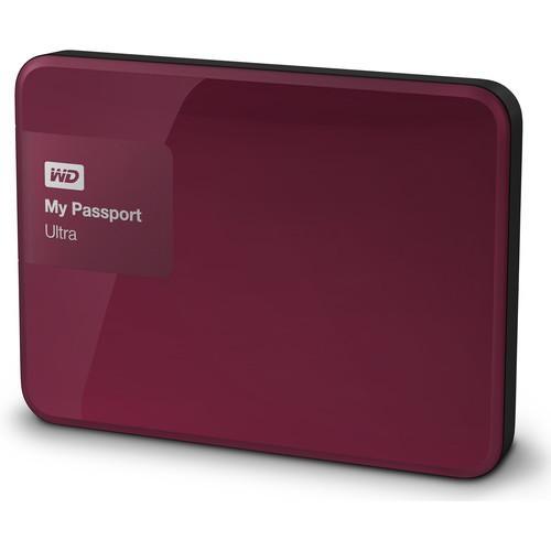Твърд диск Western Digital My Passport Ultra 2,5" 2TB USB 3.0, Berry