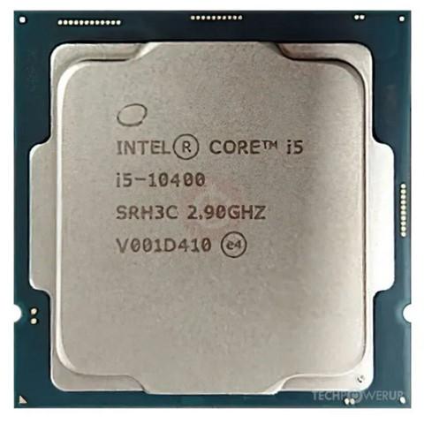 Процесор Intel Lake-S Core i5-10400 (6-ядрен) 2.9/4.3GHz, 12MB Cache, 1100MHz графична честота, LGA1200, 65W, TRAY, без охлаждане