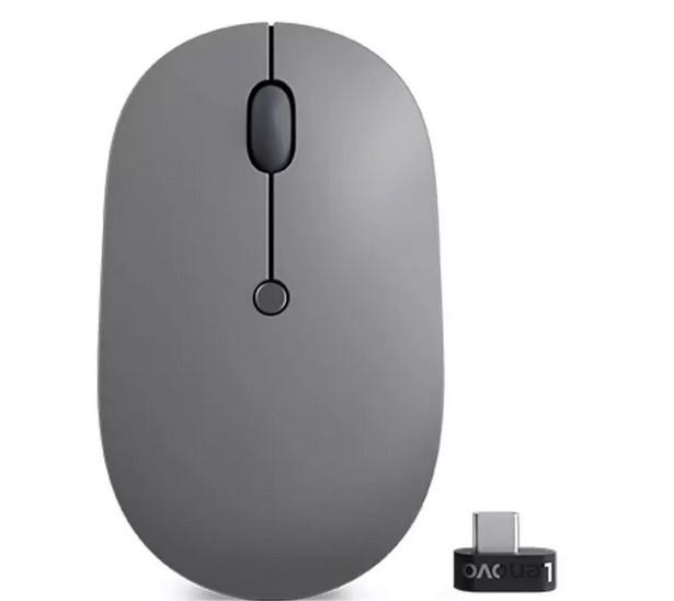 Мишка Lenovo Go Thunder, оптична (2400 dpi), безжична, USB Type C