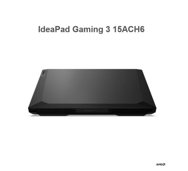 Лаптоп Lenovo Gaming 3 15ACH6, AMD Ryzen 5 5500H (4C / 3.3 / 4.2GHz, 2MB, 8MB), 15.6" (39.62cm) FHD,  IPS 250nits Anti-glare, NVIDIA GeForce RTX 2050 4GB, 16GB DDR4, 512GB SSD M.2 2242 PCIe 4, Free DOS