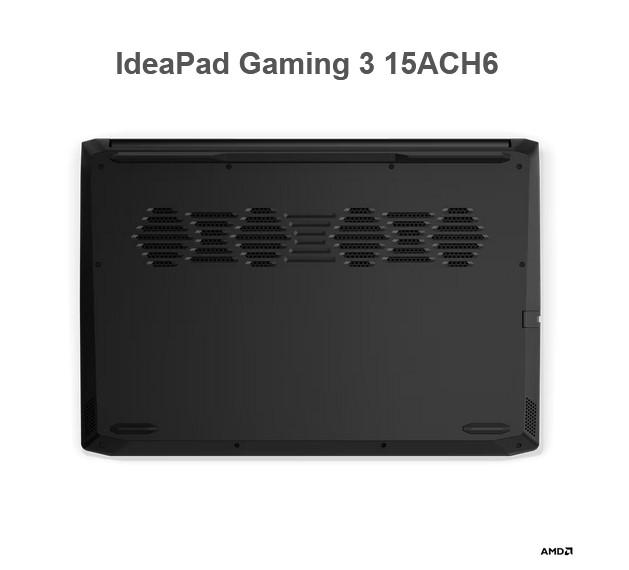 Лаптоп Lenovo Gaming 3 15ACH6, AMD Ryzen 5 5500H (4C / 3.3 / 4.2GHz, 2MB, 8MB), 15.6" (39.62cm) FHD,  IPS 250nits Anti-glare, NVIDIA GeForce RTX 2050 4GB, 16GB DDR4, 512GB SSD M.2 2242 PCIe 4, Free DOS