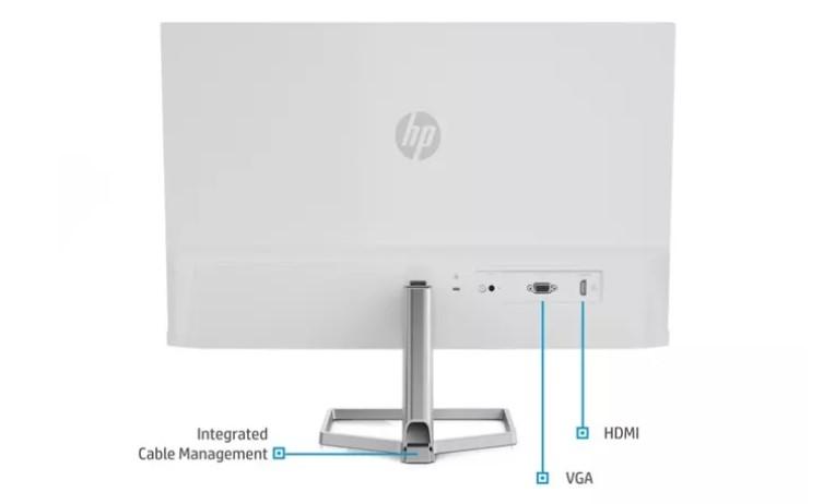 Монитор HP M24fw, 23.8" (60.45 cm) IPS панел, 75Hz, FullHD, 5ms, 300cd/m2, HDMI, VGA