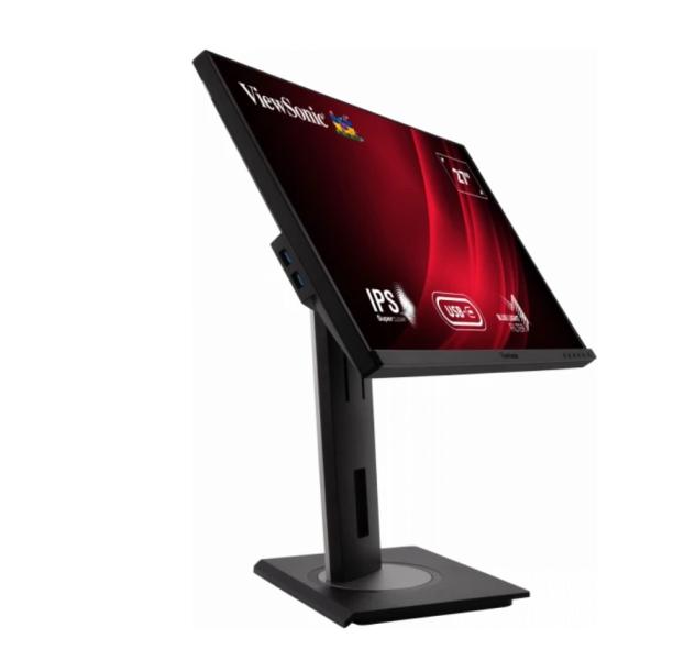 Монитор ViewSonic VG2755-2K, 27" (68.58 cm) IPS панел, 75Hz, QHD, 5ms, 350 cd/m2, VG, Display Port, HDMI, USB Type-C