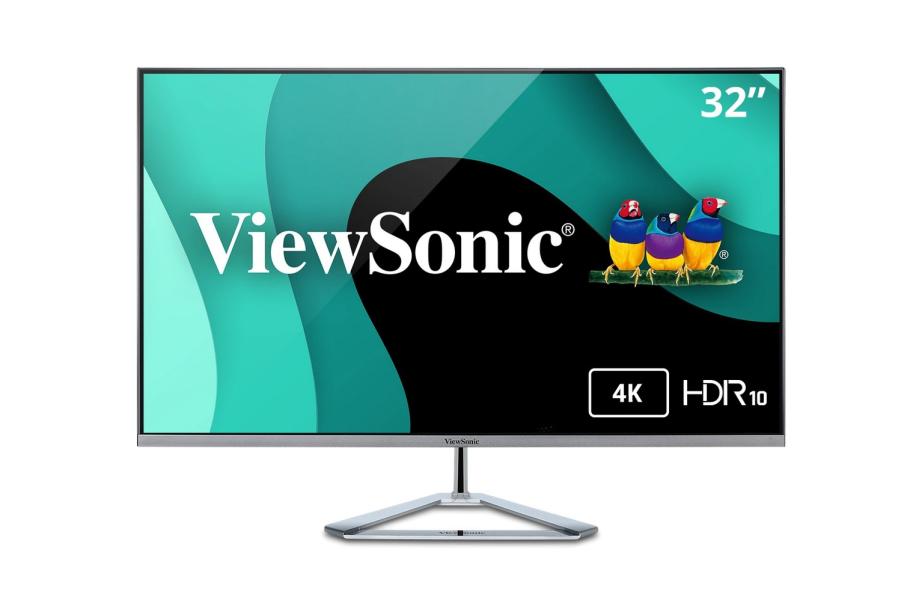 Монитор ViewSonic VX3276-4K-MHD, 32" (81.28 cm) UHD SuperClear VA панел, 4K/UHD, 4ms, 80 000 000:1, 300cd/m2, DP, HDMI