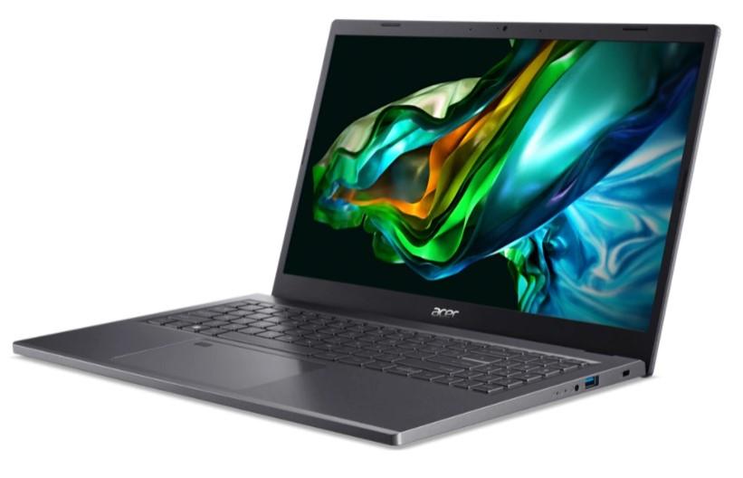 Лаптоп ACER NB Aspire 5 A515-58M-56WA, Intel Core i5-1335U 10C (1.3GHz up to 4.60GHz, 12MB),15.6'' (39.62 cm) FHD IPS, 16GB RAM, 512GB SSD, Free DOS