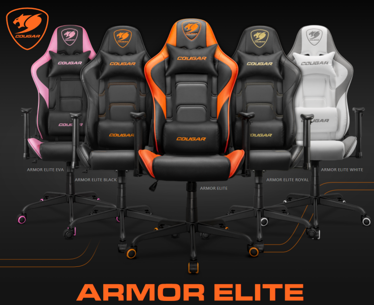 Геймърски стол COUGAR Armor Elite Royal Gaming Chair, газов асансьор, 2D регулируеми подлакътници