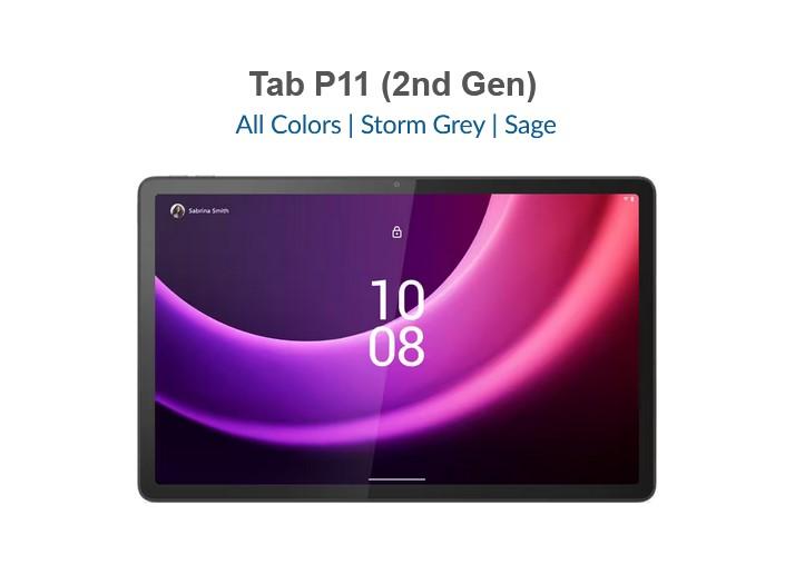Таблет LENOVO Tab P11 G2, MediaTek Helio G99 OctaCore 2.2GHz, 11.5inch 2k 120Hz, 4GB DDR4x, 128GB, Android 12, Storm Grey