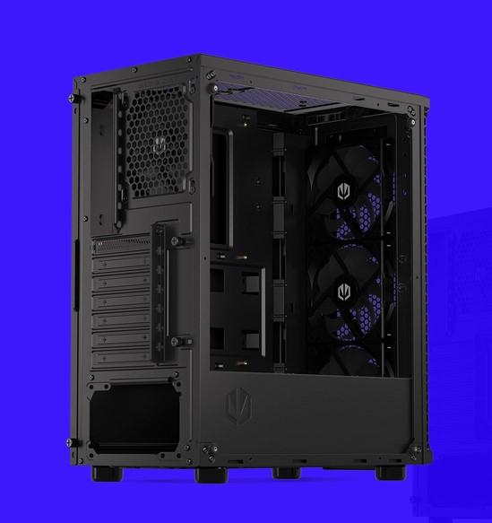 Кутия Endorfy Signum 300 ARGB, Mid-Tower, 2x USB-A (3.1 GEN 1), 1x Audio/1x Mic, ATX/mATX/mITX