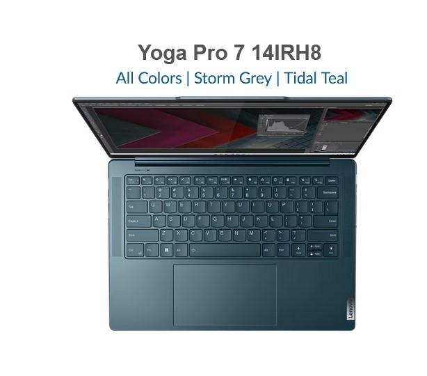 Лаптоп Lenovo Yoga Pro 7 14IRH8, Intel Core i5-13500H 1.9/4.7GHz, 14.5" (36.83cm) 2.5K Anti-Glare дисплей, 32GB LPDDR5, 512GB SSD NVMe, 1x Thunderbolt 4, Free DOS
