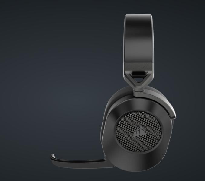 Слушалки Corsair HS65 WIRELESS Gaming Headset, Dolby Audio 7.1, PC, PS5, PS4, Carbon  (EU), v2