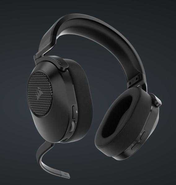 Слушалки Corsair HS65 WIRELESS Gaming Headset, Dolby Audio 7.1, PC, PS5, PS4, Carbon  (EU), v2