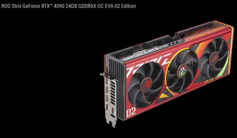 Видео карта ASASUS ROG STRIX RTX 4090 EVA 02 Edition, 24GB OC GDDR6X, 384-bit, 3xDP, 2xHDMI 