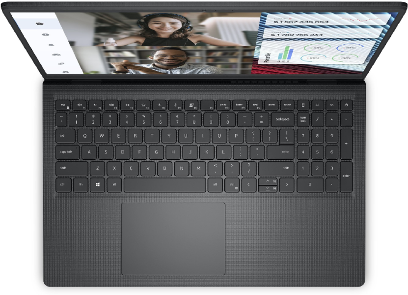 Лаптоп Dell Vostro 3520, Intel Core i5-1235U (12 MB Cache up to 4.40 GHz), 15.6" FHD (1920x1080) AG 120Hz WVA 250nits, 8GB, 1x8GB DDR4, 512GB PCIe M.2, UHD Graphics, HD Cam and Mic, 802.11ac, FPR, BG KB, Win 11 Pro, 3Y PS