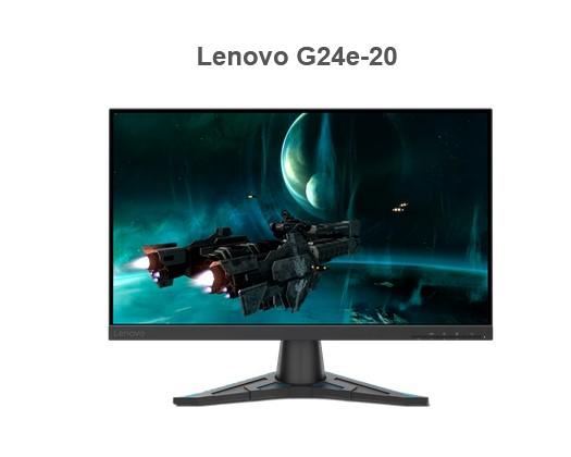 Монитор Lenovo G24e-20, 23.8" (60.45 cm) VA панел, 120Hz (OC), Full HD, 1 ms (MPRT), 300cd/m2, DisplayPort, HDMI