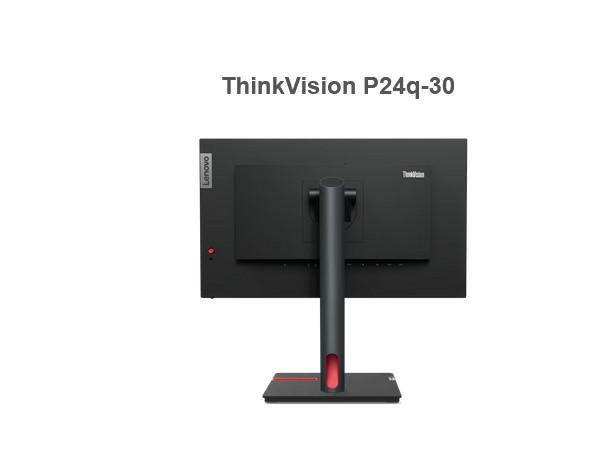 Монитор Lenovo ThinkVision P24q-30, 23.8" (60.45cm) IPS панел, QHD, 4ms, 300cd/m2, DisplayPort, HDMI, USB