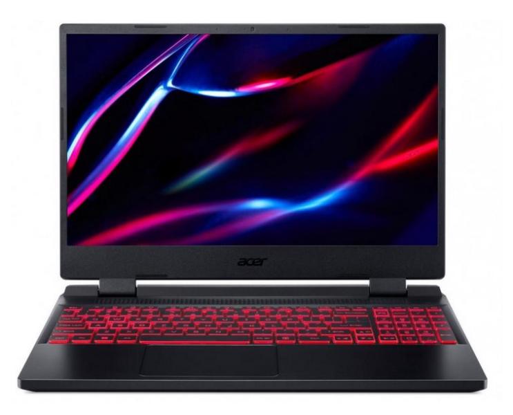 Лаптоп Acer NB Nitro AN515-58-583M, Intel Core i5-12450H 8C (2.0 / 4.4GHz, 12MB Cache, 45W), 15.6'' (39.62 cm) FHD IPS 144Hz, NVIDIA GeForce RTX4060 GDDR6, 32GB DDR4, SSD 512GB, Free DOS