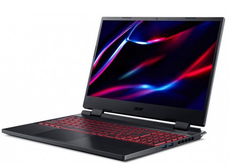 Лаптоп Acer NB Nitro AN515-58-583M, Intel Core i5-12450H 8C (2.0 / 4.4GHz, 12MB Cache, 45W), 15.6'' (39.62 cm) FHD IPS 144Hz, NVIDIA GeForce RTX4060 GDDR6, 32GB DDR4, SSD 512GB, Free DOS