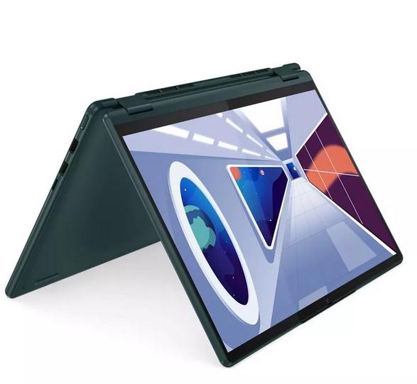 Лаптоп Lenovo Yoga 6 13ABR8, AMD Ryzen 5 7530U 6C (2.0/4.5 GHz, 16 MB cache), 13.3" (33.78 cm) WUXGA IPS 300nits Glossy Touch Display, 16GB LPDDR4x, 512GB SSD, HDMI, 2x USB-C 3.2 Gen 1, Windows 11 Home