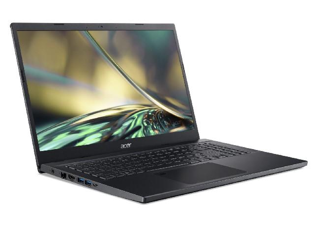 Лаптоп Acer Aspire 7 A715-76G-50C7, 15.6", Full HD, Intel Core i5-12450H 8C (1.5/4.4GHz, 12MB cache), NVIDIA RTX 2050 4GB GDDR6, 16GB DDR4, 1TB SSD, Free DOS