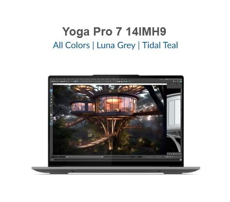Лаптоп LENOVO Yoga Pro 7 14IMH9, Intel Core Ultra 5 125H, 14C (1.2/4.5GHz, 18MB Cache), 14.5" (36.83 cm) IPS Glossy, Anti-fingerprint, Touchscreen, 120Hz, 32GB DDR5x, 1TB SSD, Windows 11 Home