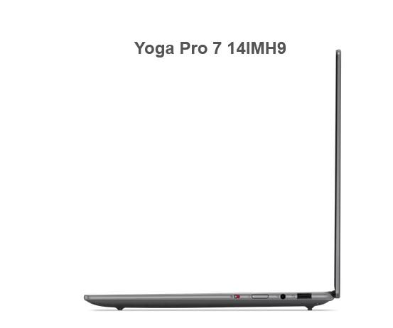 Лаптоп LENOVO Yoga Pro 7 14IMH9, Intel Core Ultra 5 125H, 14C (1.2/4.5GHz, 18MB Cache), 14.5" (36.83 cm) IPS Glossy, Anti-fingerprint, Touchscreen, 120Hz, 32GB DDR5x, 1TB SSD, Windows 11 Home