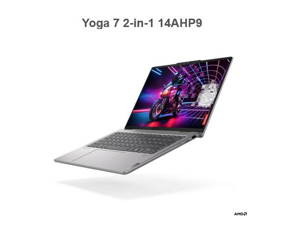Лаптоп Yoga 7 2-in-1 14AHP9, AMD Ryzen 5 8640HS 6C (3.5 / 4.9GHz, 16MB), 14.0" (35.56 cm) WUXGA OLED, Touchscreen, 16GB DDR5x, 1TB PCIe, Windows 11 Home