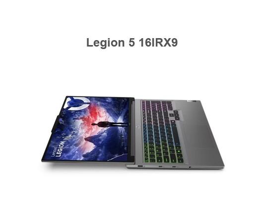 Лаптоп Lenovo Legion 5 16IRX9, 16.0" (40.64 cm), WQXGA, IPS, 240Hz, Intel Core i7-14650HX 16C (2.2/5.2GHz, 30M), NVIDIA RTX 4070 8GB GDDR6 DLSS 3, 32GB DDR5, 1TB SSD, Free DOS 