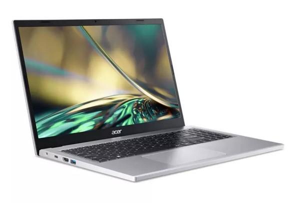 Лаптоп Acer Aspire 3 A315-24P-R2X9, AMD Ryzen 3 7320U 4C (2.4/4.1GHz, 4MB cache), 15.6" (39.62cm) Full HD IPS Anti-Glare, 8GB LPDDR5, 512GB SSD NVMe, 2x USB 3.2 Gen 1, Free DOS