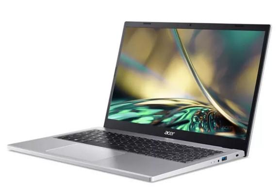 Лаптоп Acer Aspire 3 A315-24P-R2X9, AMD Ryzen 3 7320U 4C (2.4/4.1GHz, 4MB cache), 15.6" (39.62cm) Full HD IPS Anti-Glare, 8GB LPDDR5, 512GB SSD NVMe, 2x USB 3.2 Gen 1, Free DOS