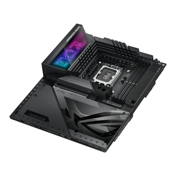 Дънна платка ASUS ROG MAXIMUS Z790 HERO BTF, LGA1700, 4x DDR5 5x M.2, 4x SATA, PCIe 5.0, 2x Thunderbolt, HDMI, ATX