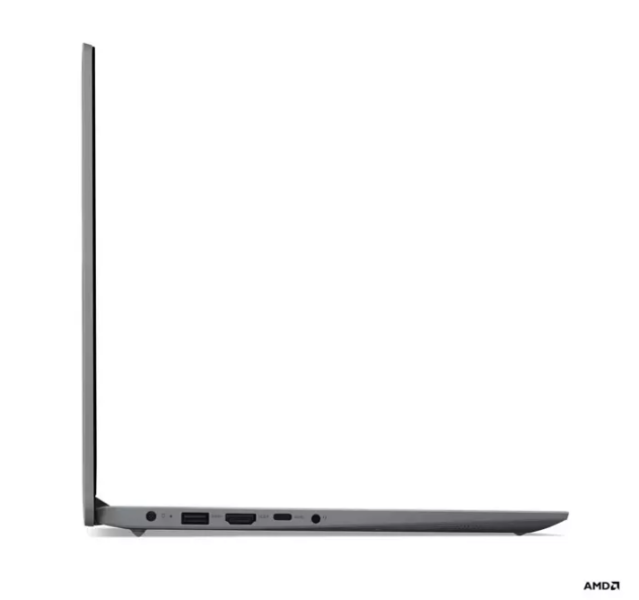 Лаптоп Lenovo IdeaPad 1 15AMN7, AMD Ryzen 5 7520U 4C (2.8/4.3GHz, 4MB Cache), 15.6" (39.62 cm) Full HD IPS Anti-Glare, 8GB LPDDR5, 512GB SSD, 1x USB-C 3.2 Gen 1, Free DOS