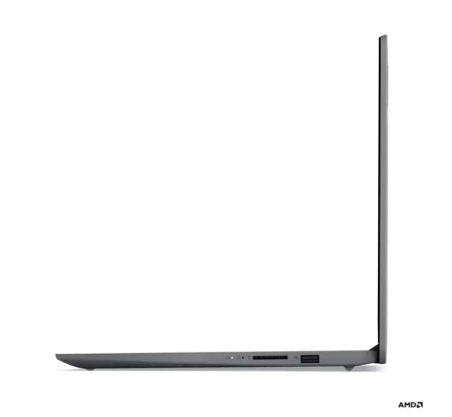 Лаптоп Lenovo IdeaPad 1 15AMN7, AMD Ryzen 5 7520U 4C (2.8/4.3GHz, 4MB Cache), 15.6" (39.62 cm) Full HD IPS Anti-Glare, 8GB LPDDR5, 512GB SSD, 1x USB-C 3.2 Gen 1, Free DOS