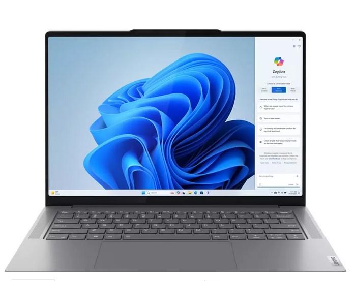 Лаптоп Lenovo Yoga Pro 7 14IMH9, Intel Core Ultra 5 125H 14C (1.2/4.5GHz, 18MB Cache), 14.5" (36.83cm) 3K Glare 120Hz Touch, 32GB LPDDR5X, 1TB SSD NVMe, 1x Thunderbolt 4, Free DOS