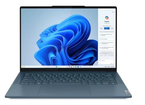 Лаптоп Lenovo Yoga Pro 7 14IMH9, Intel Core Ultra 7 155H 16C (1.4/4.8GHz, 14.5" (36.83cm) 3K Glare 120Hz Touch дисплей, (HDMI), 32GB LPDDR5X, 1TB SSD NVMe, 1x Thunderbolt 4, Windows 11 Home