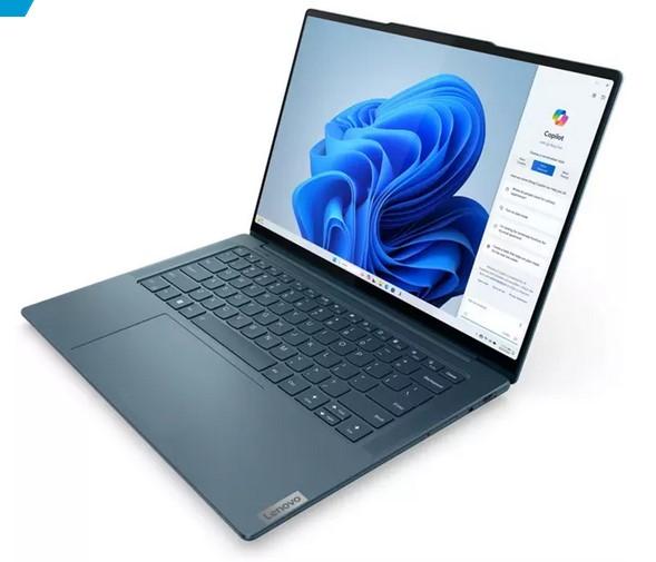 Лаптоп Lenovo Yoga Pro 7 14IMH9, Intel Core Ultra 7 155H 16C (1.4/4.8GHz, 14.5" (36.83cm) 3K Glare 120Hz Touch дисплей, (HDMI), 32GB LPDDR5X, 1TB SSD NVMe, 1x Thunderbolt 4, Windows 11 Home
