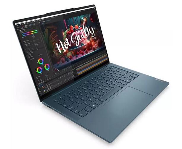 Лаптоп Lenovo Yoga Pro 7 14IMH9, Intel Core Ultra 7 155H 16C (1.4/4.8GHz, 14.5" (36.83cm) 3K Glare 120Hz Touch дисплей, (HDMI), 32GB LPDDR5X, 1TB SSD NVMe, 1x Thunderbolt 4, Windows 11 Home