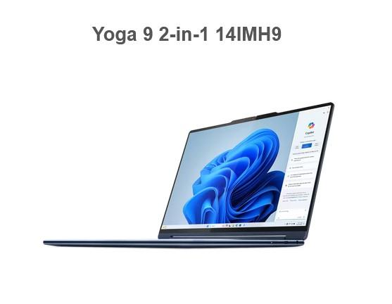 Лаптоп Lenovo Yoga 9 2-in-1 14IMH9, Intel Core Ultra 7 155H (1.4/4.8GHz, 12 Cache), 14.0", (2880 x 1800) OLED, Touchscreen, Intel Arc 8 Core, 16GB LPDDR5x, 1TB M.2 NVMe SSD, Windows 11 Home