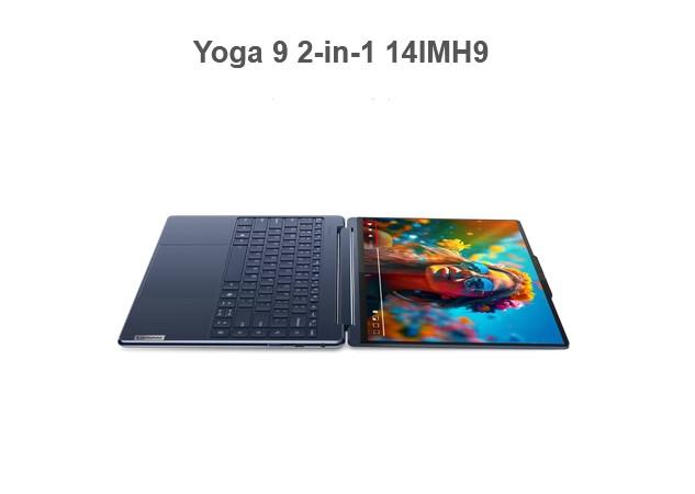 Лаптоп Lenovo Yoga 9 2-in-1 14IMH9, Intel Core Ultra 7 155H (1.4/4.8GHz, 12 Cache), 14.0", (2880 x 1800) OLED, Touchscreen, Intel Arc 8 Core, 16GB LPDDR5x, 1TB M.2 NVMe SSD, Windows 11 Home