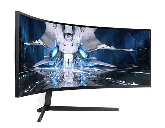 Монитор Samsung LS49CG950EUXEN Odyssey G95C, 49" (124.46 cm) DQHD Curved 1000R, VA 240Hz, 420 cd/㎡, 2500:1, HDR1000, 1ms (GTG), FS Premium Pro, 1x DP, 2x HDMI, 2x USB 3.0