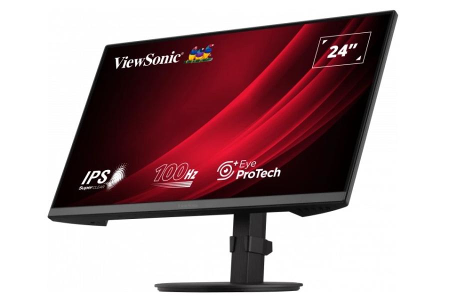 Монитор VIEWSONIC VG2408A-MHD, 23.8" (60.45 cm), IPS LED, 100 Hz, 5ms, 250 cd/m², VGA, HDMI, DP