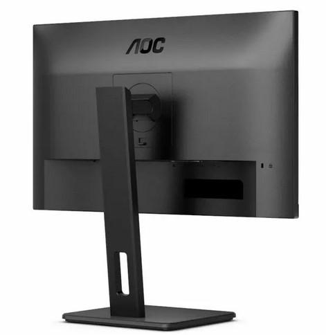Монитор AOC 24E3QAF, 24" (60.96 cm) IPS панел, 75Hz, Full HD, 4ms, 300 cd/m2, VGA, HDMI, DisplayPort